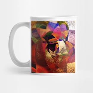 Chalk Face. Abstract. Mug